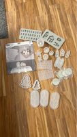 Bastelset Formen Set Gussformen Weihnachten Häuser Herzen