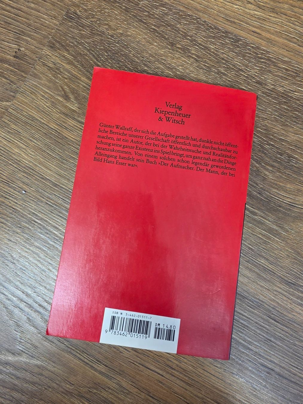 Bücher: Der Aufmacher von Günter Wallraff – Gebraucht aus Nebikon von Japostyle 2