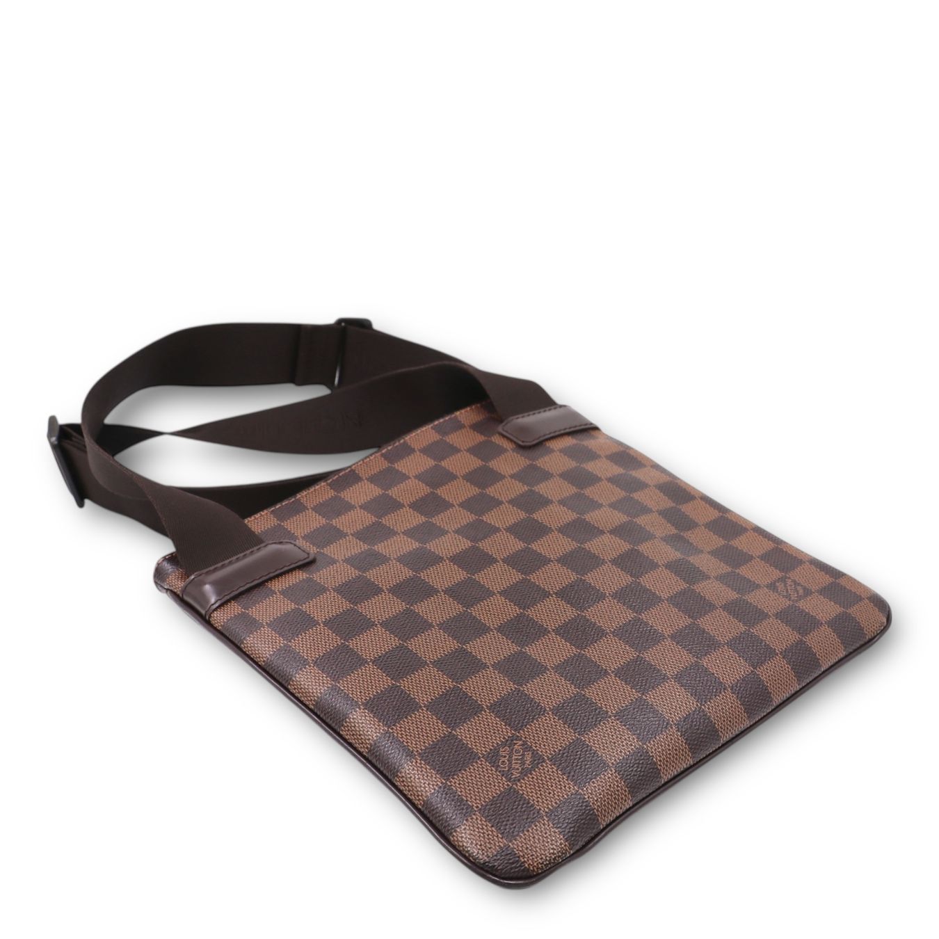 Louis Vuitton Borse: Louis Vuitton Pochette Melville Damier ebène – Usato da Binningen venduto da Designerlabels 8
