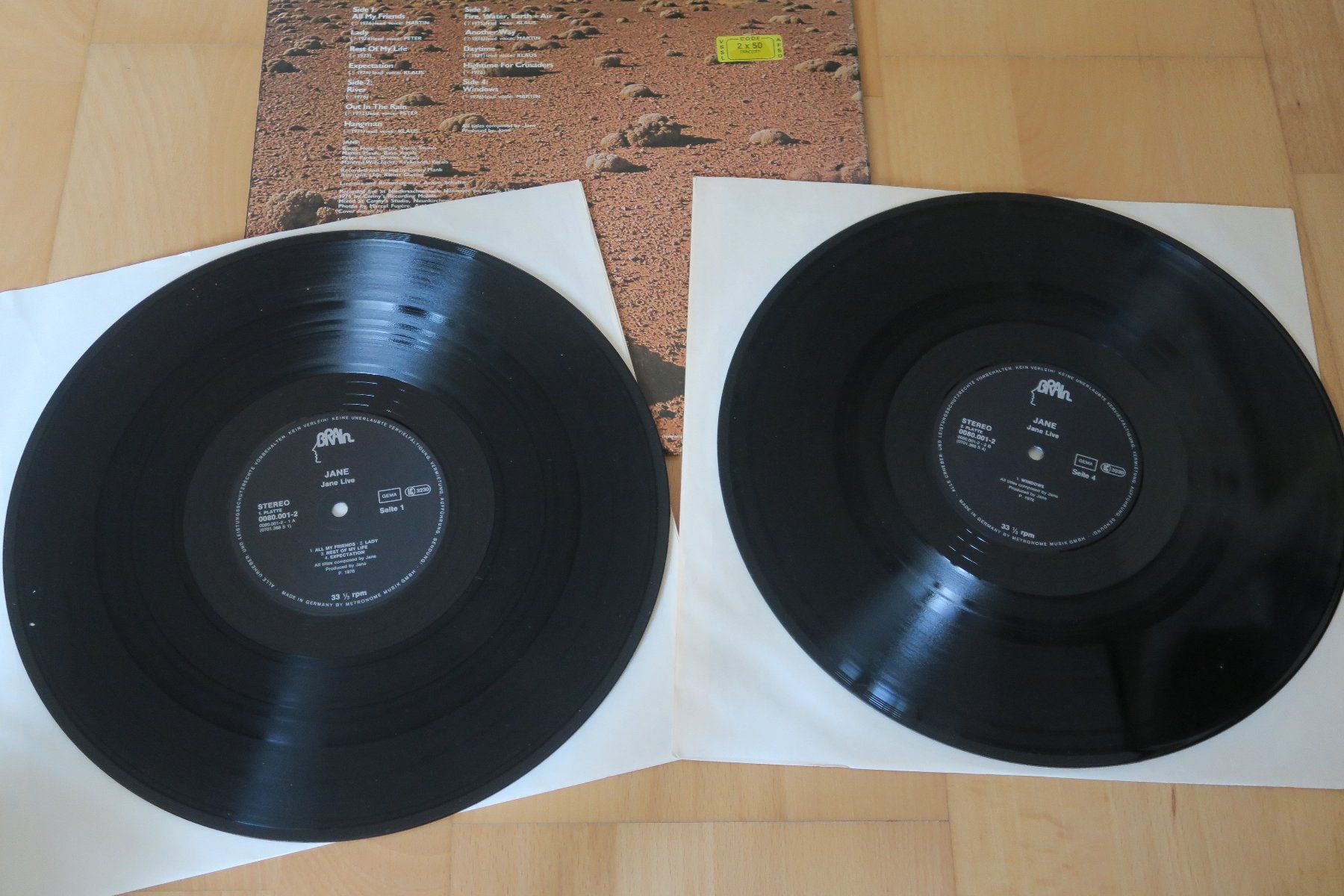 Dischi in vinile: Jane – Jane Live – Usato da Thun venduto da Karibu70 3