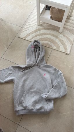 Sweat à capuche gris chiné QoQa XS