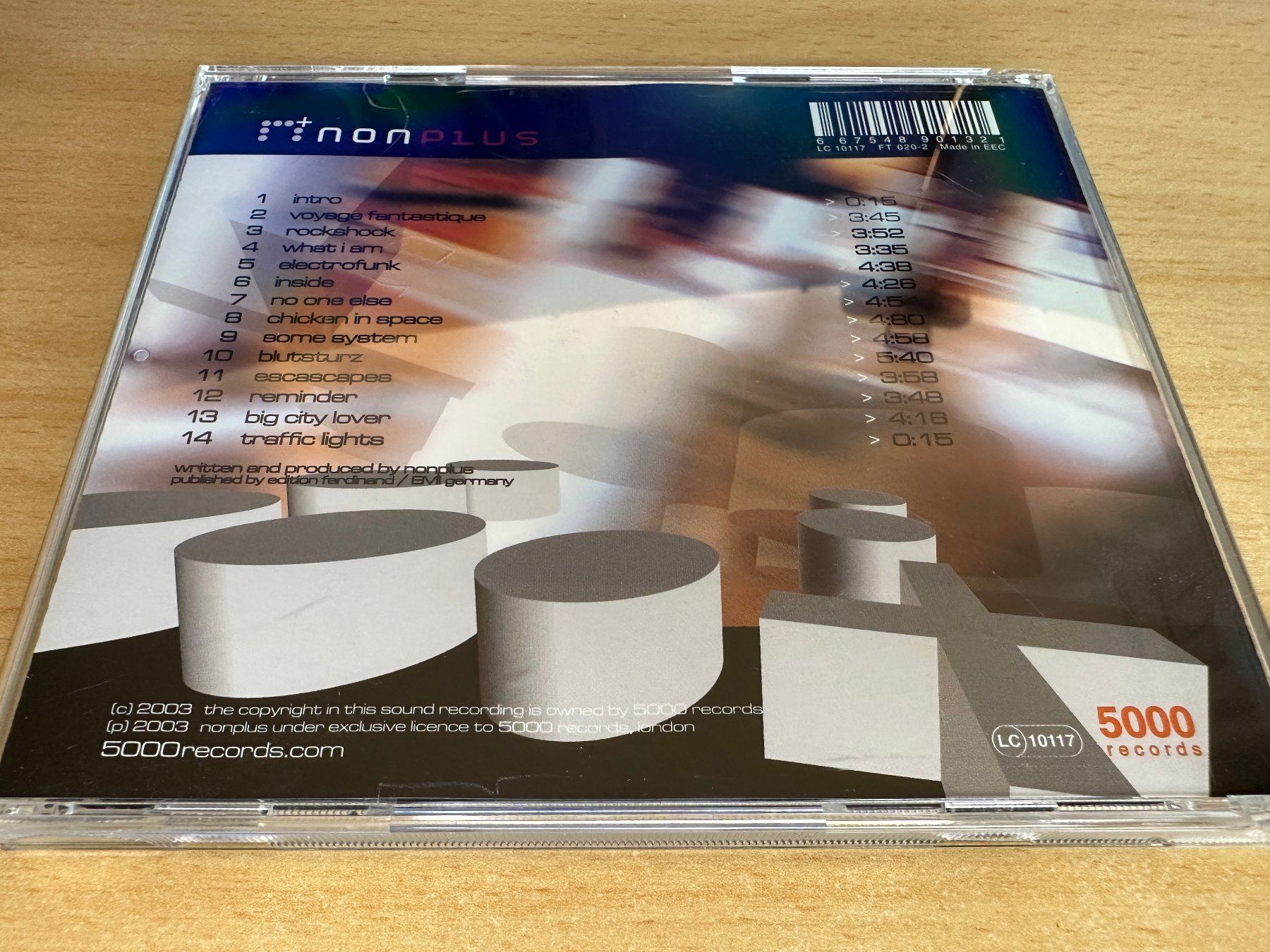 CD: Nonplus – Escascapes – Usato da Rikon im Tösstal venduto da Alpenmutz 1