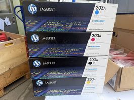 4 Stk. neue HP Laserjet Toner 203A