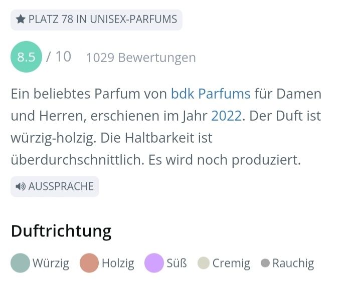 Profumi & Eau de Toilette: 5 ml GRIS CHARNEL EXTRAIT BDK ABFÜLLUNG – Nuovo (secondo la descrizione) da St. Gallen venduto da CaliSunshine 2