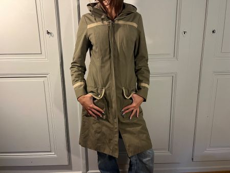 Parka olive Übergangsmantel Damen
