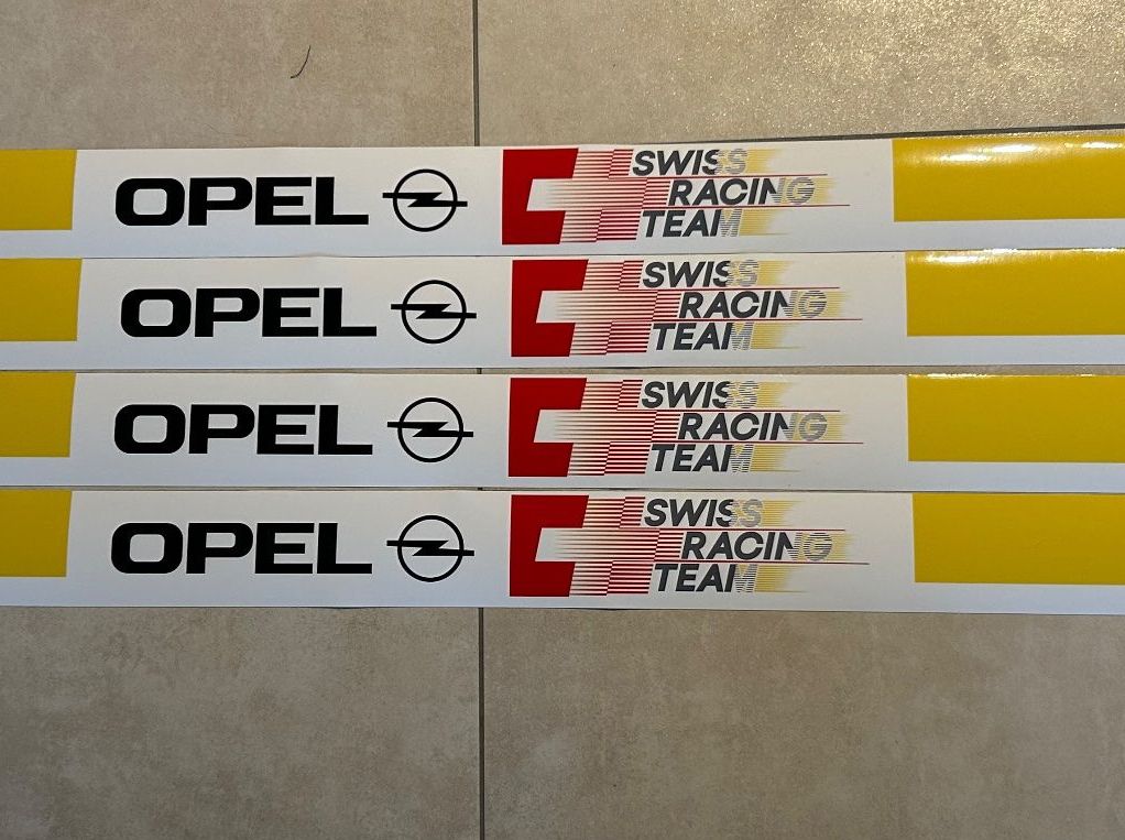 Sticker: Aufkleber Opel Swiss racing Team – Nuovo (secondo la descrizione) da Thierrens venduto da Bigla