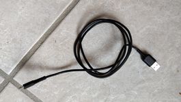 USB-C zu MicroUSB Ladekabel schwarz gebraucht