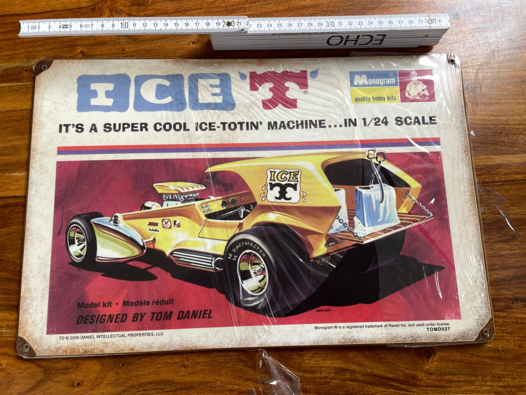Insegne: Blechschild MONOGRAMM ICE T  Modellauto kit – Nuovo (secondo la descrizione) da Wohlen AG venduto da Erelpowerline