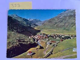 Ansichtskarte Andermatt 1444 m gegen die Furka, 1962