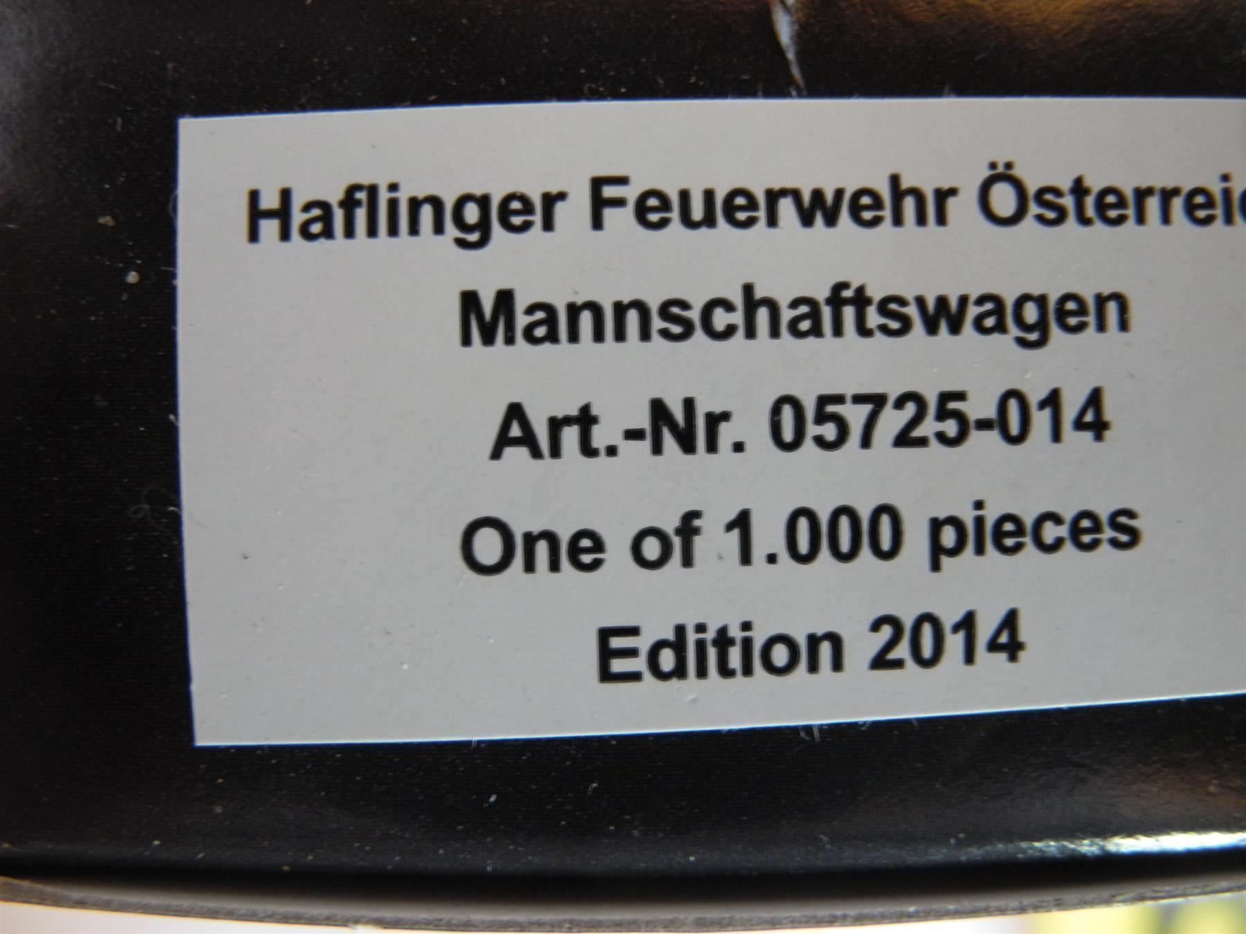 Steyr Modellautos: Steyr Puch Haflinger 05725-014 , Nr. b26 – Neu und originalverpackt aus Kottwil von Crazyrolf 2