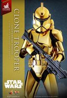Hot Toys Clone Trooper (Gold Chrome Version) Exclusive 30 cm
