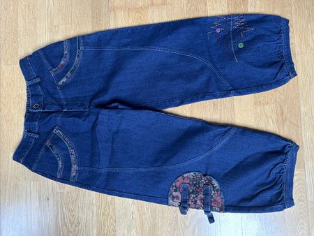Pantalon court en jeans