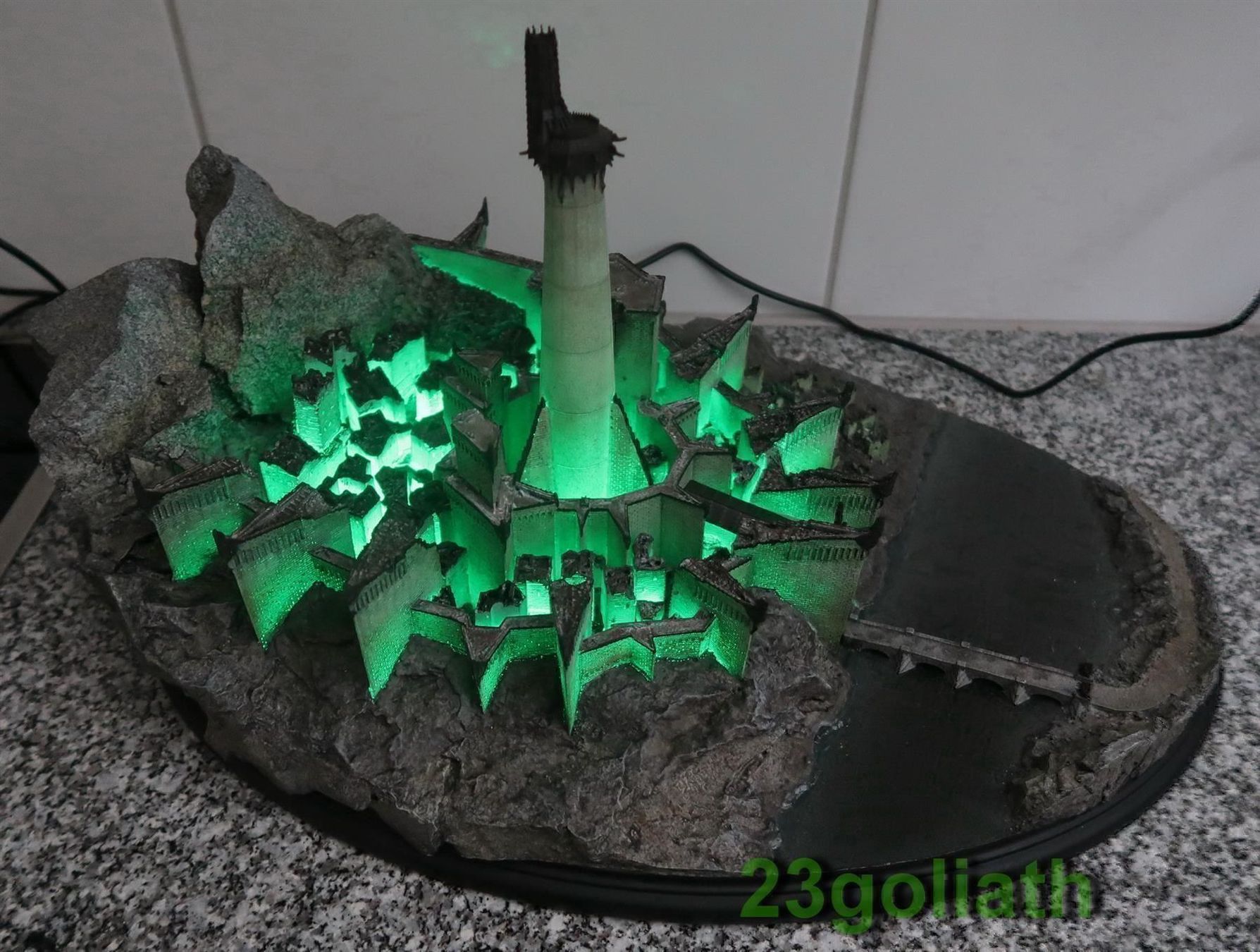Statuette: Minas Morgul Environment Weta Workshop - Artist Proof - AP – Usato da Flawil venduto da Goliath23 1