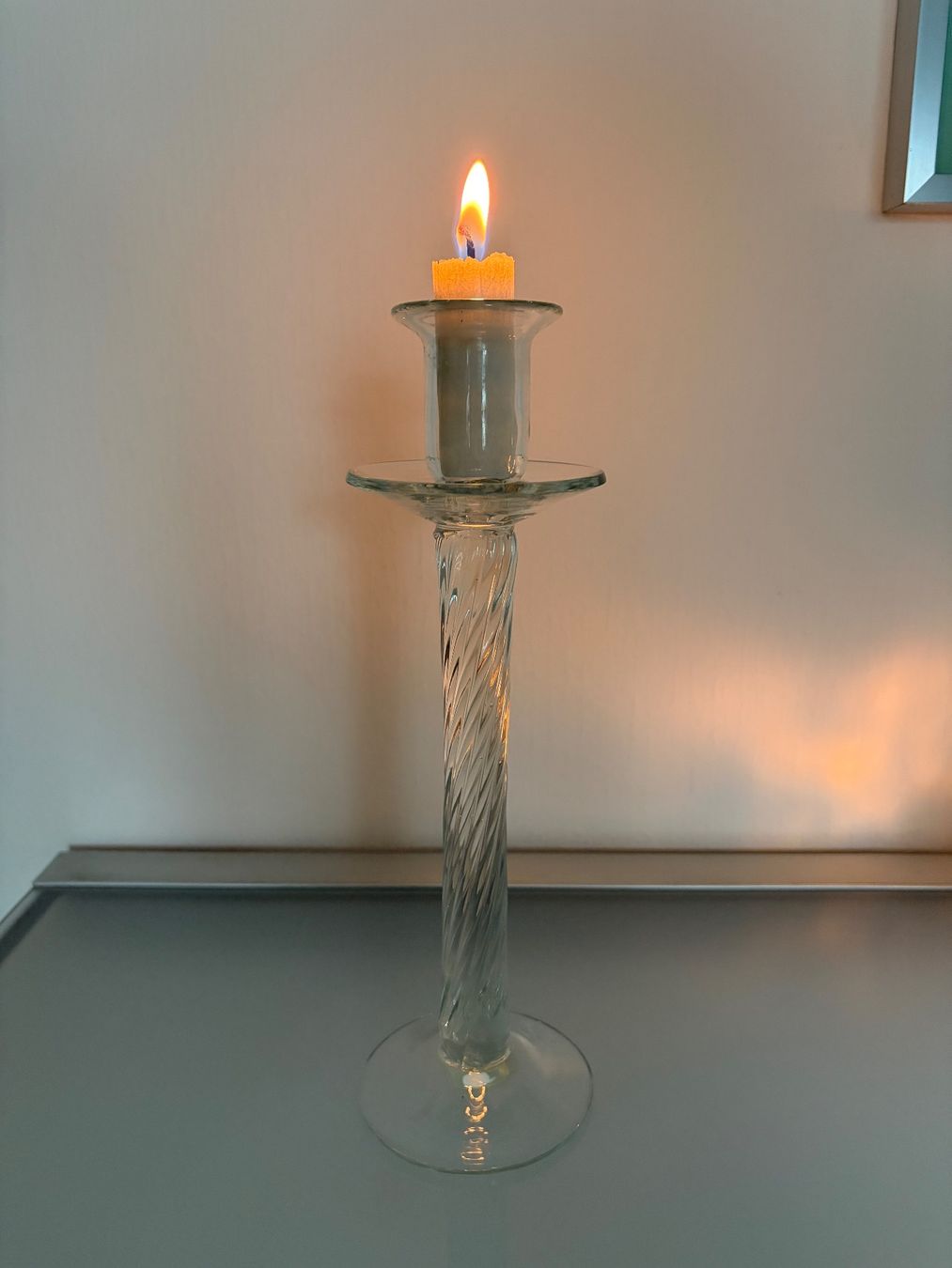 Portacandele: Kerzenständer Glas – Usato da Luzern venduto da Lampion