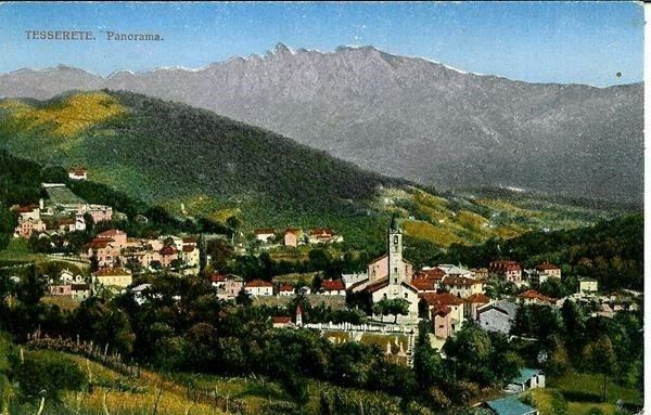 Tesserete TI Dorf Hotel + Berge ca.1930 sehr gut erhalten (Neu (gemäss ...
