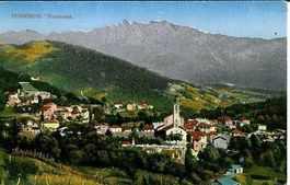 Tesserete TI Dorf Hotel +  Berge  ca.1930 sehr gut erhalten
