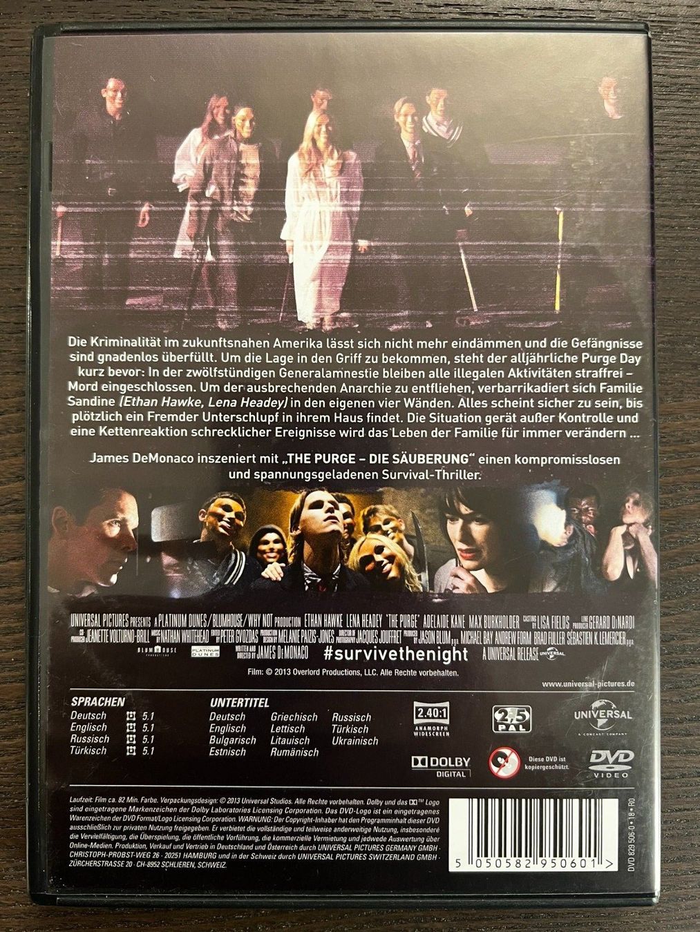 Tutti i DVDs: The Purge - Die Säuberung – Usato da Zürich venduto da FilmFreunde 1