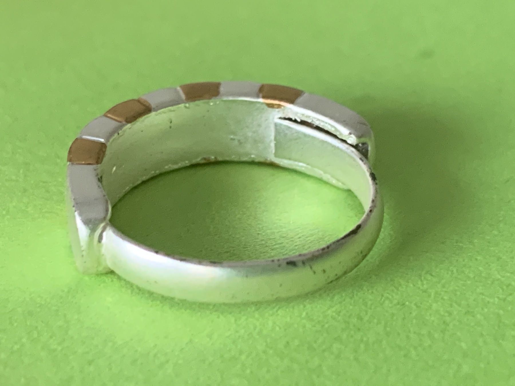 Ringe: Ring goldsilber RETRO (55) – Gebraucht aus Dittingen von Bellevista 2