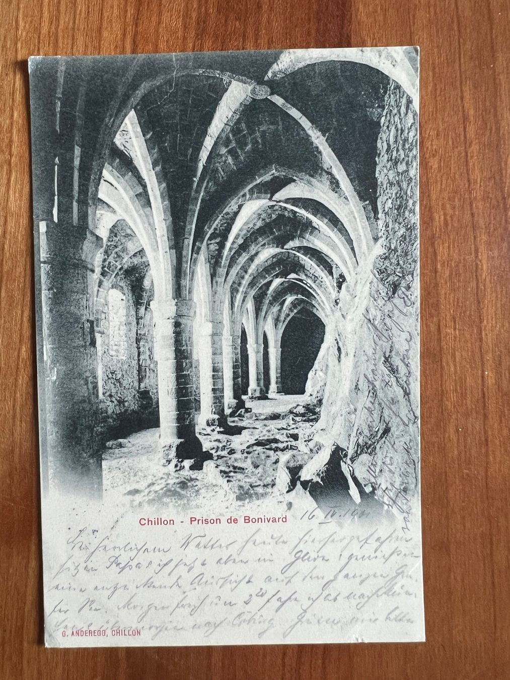 Cartoline postali: AK  1901 Chillon Prison   (G1948) – Usato da Hinwil venduto da Sidi4