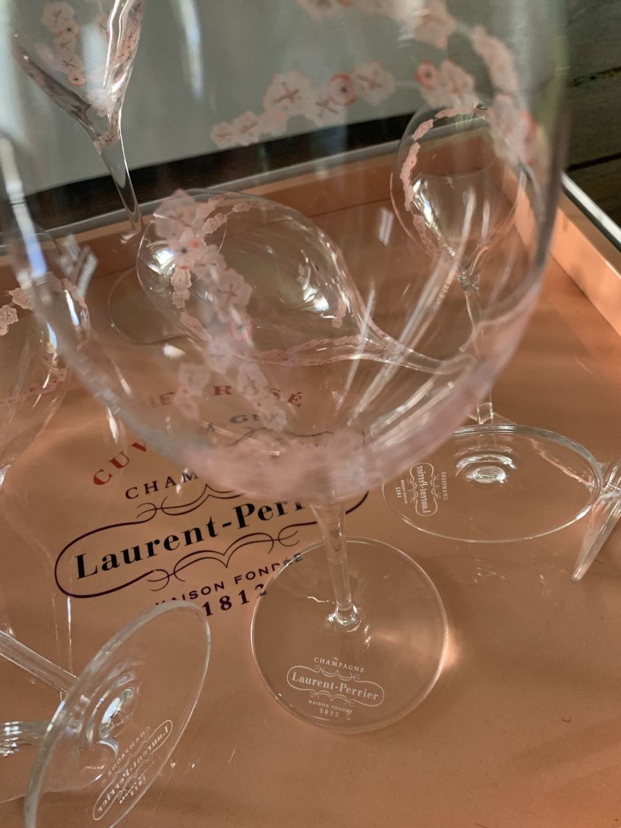 Laurent Perrier Bicchieri: SOMMERHIT Laurent-Perrier Sektglaeser – Nuovo (secondo la descrizione) da Bergdietikon venduto da zor_856j 2