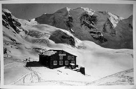 PONTRESINA Hütte - Chamanna Diavolezza mit Piz Palü