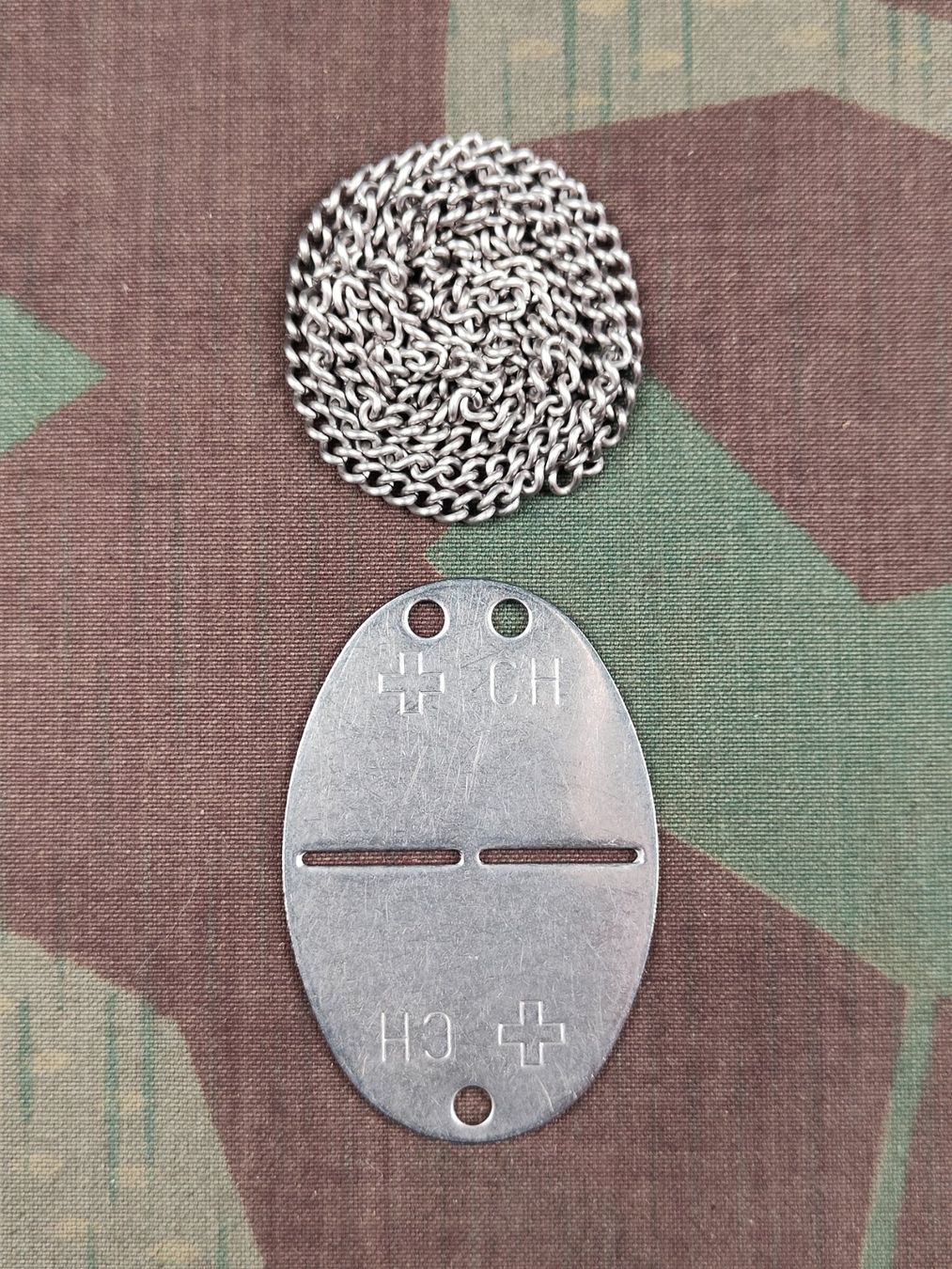Schweizer Armee Uniformen: Erkennungsmarke Ord. 1953, neu – Neu (gemäss Beschreibung) aus Bauma von SwissMilitaria
