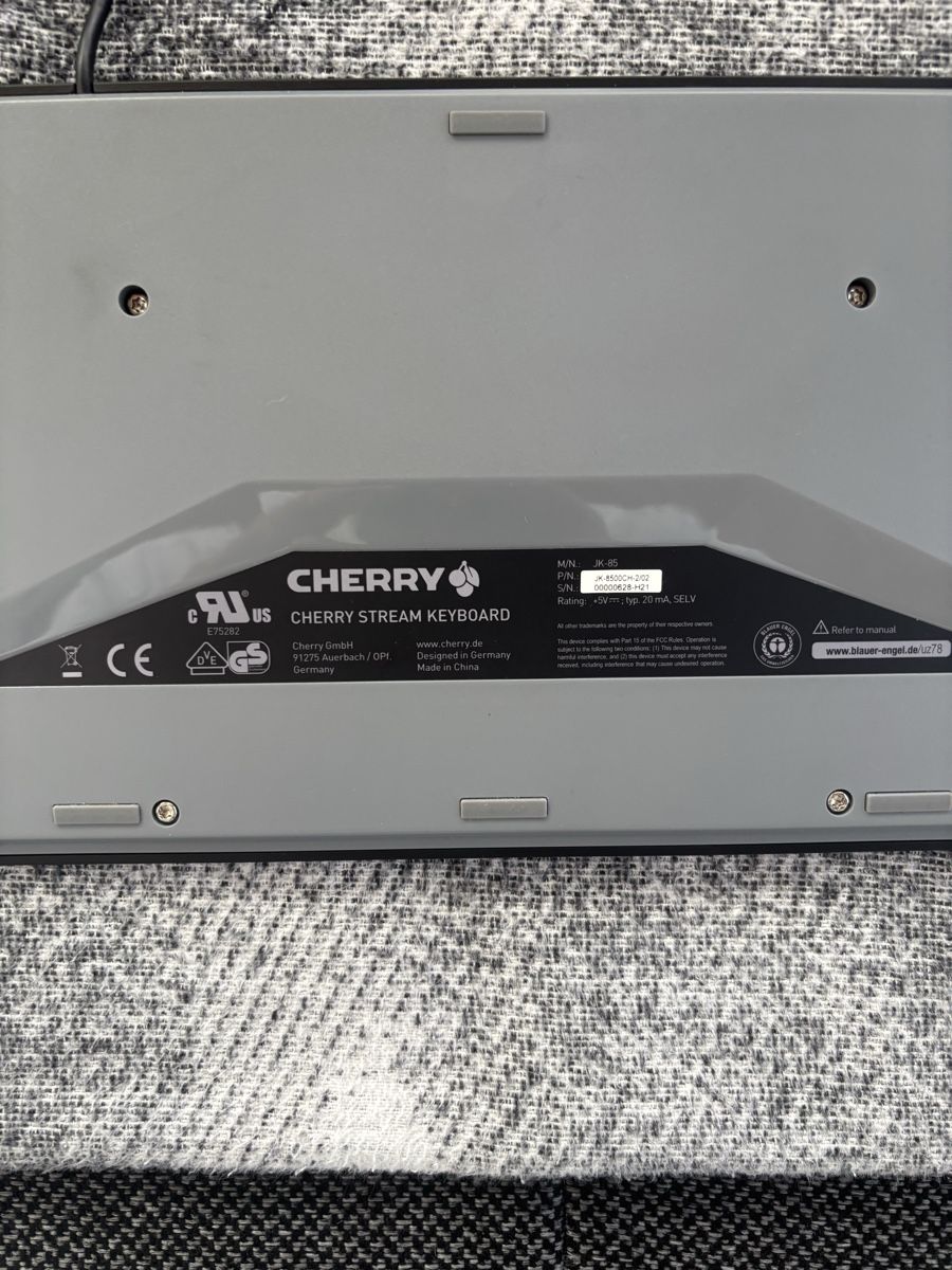 Tastiere: Computer Tastatur Cherry Stream Keyboard schwarz gebraucht – Usato da Widnau venduto da ste_2cxb 3