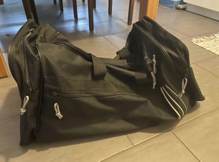 Sac de voyage noir grande taille 70cm occasion