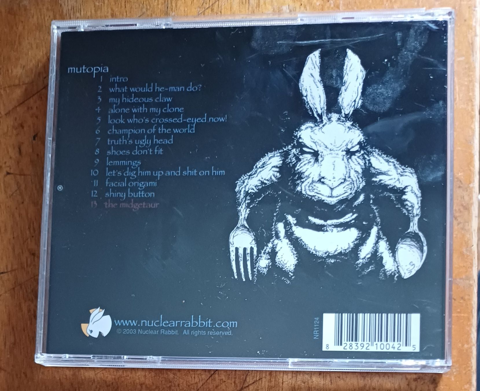 CDs: Rarität: Nuclear Rabitt, CD Mutopia, orig. 2003 – Gebraucht aus Luzern von Profet 1
