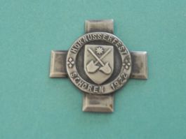 Sport Abzeichen Brosche Hornusserfest 1922  Schoren Thun BE