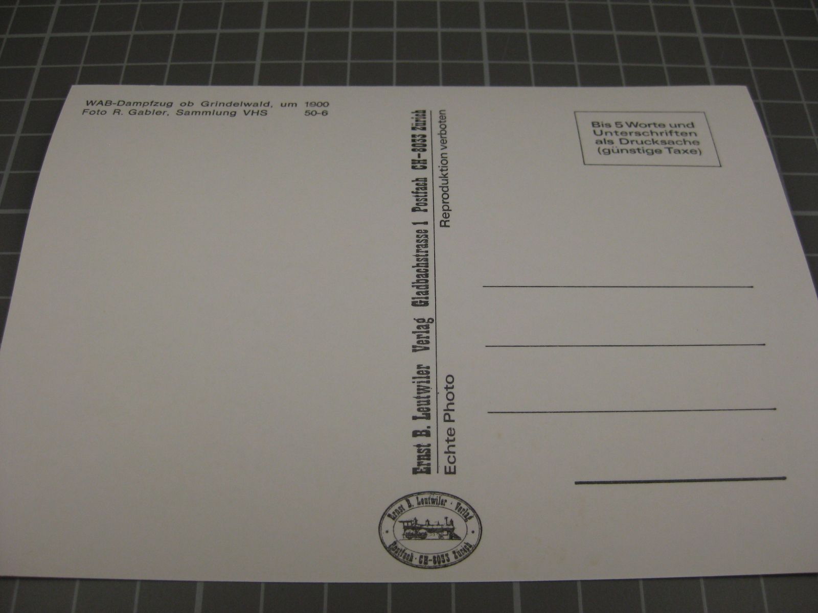 Cartoline postali: AK Grindelwald mit Zug – Nuovo (secondo la descrizione) da Malters venduto da Marosko 1