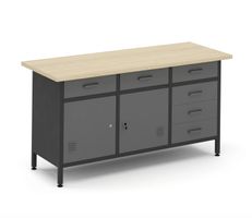 Werkbank mit Unterschrank 160 x 60 cm - Gratis Versand
