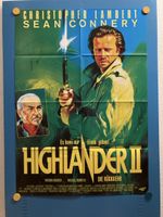 Highlander II - Filmplakat signiert von Kiefer '89 - Rarität
