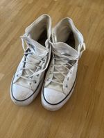 Converse Chuck Taylor High weiss stark gebraucht