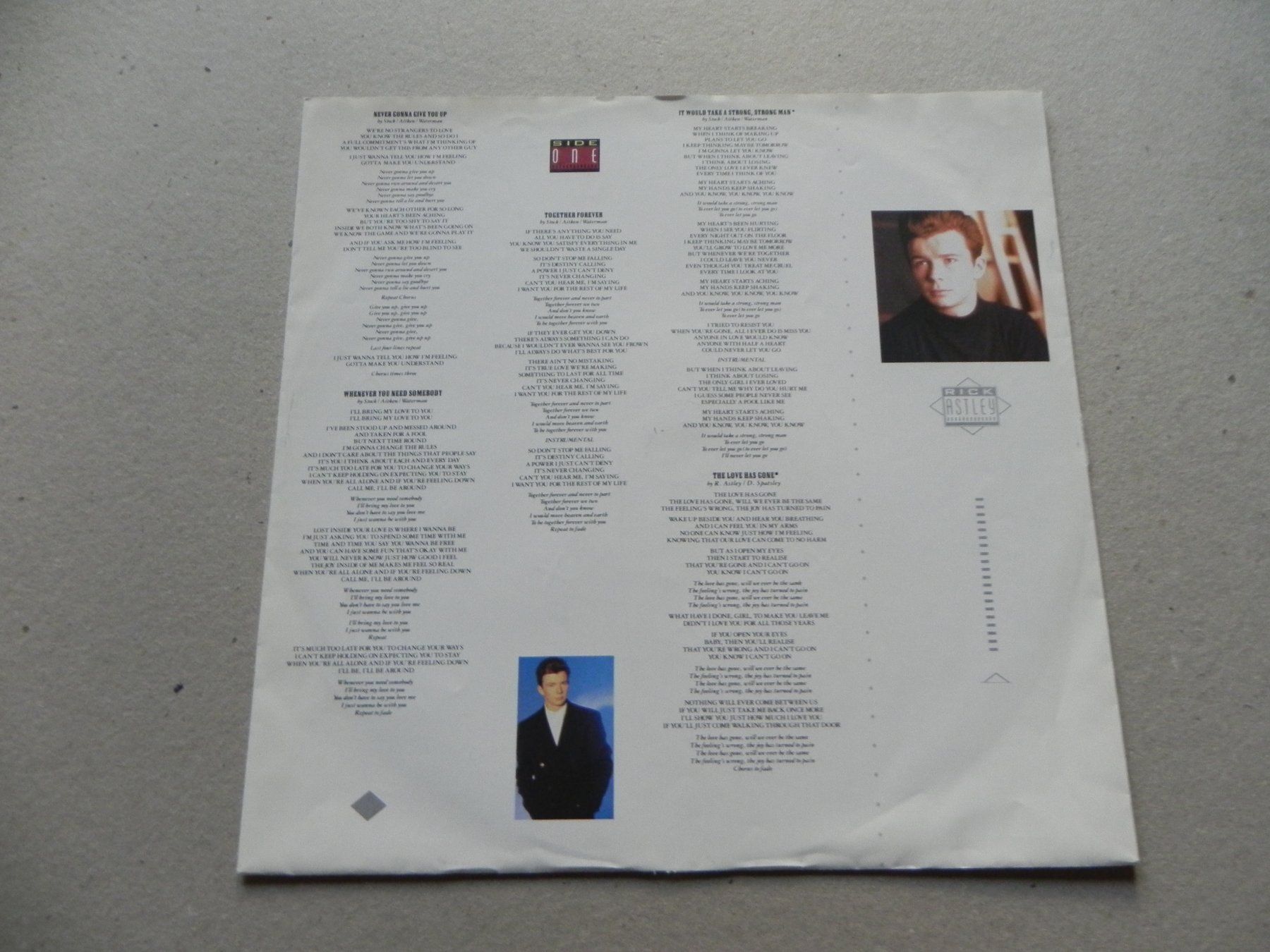 Dischi in vinile: LP brit. Pop Sänger Rick Astley 1987 Whenever you.. – Usato da Siebnen venduto da krimsie 2