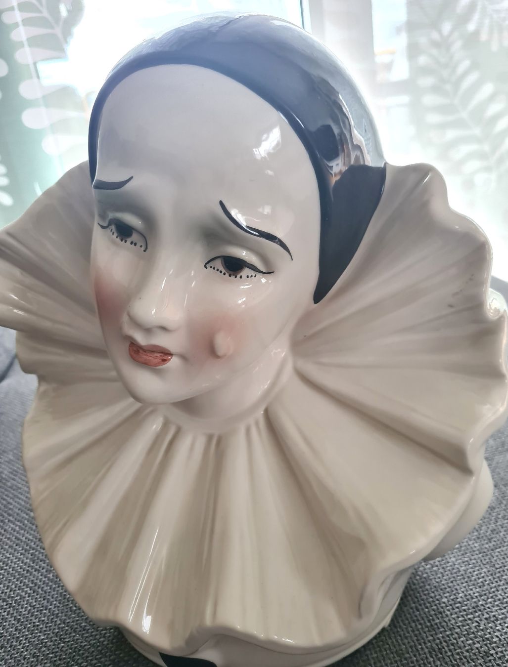 Sculture & Statue: venezianischer Mädchenkopf mit Krausekragen – Usato da Ebikon venduto da Donar50 1