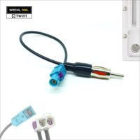 ISO Fakra FM Antenne Adapter Audi Mercedes Vw Seat Skoda Bmw