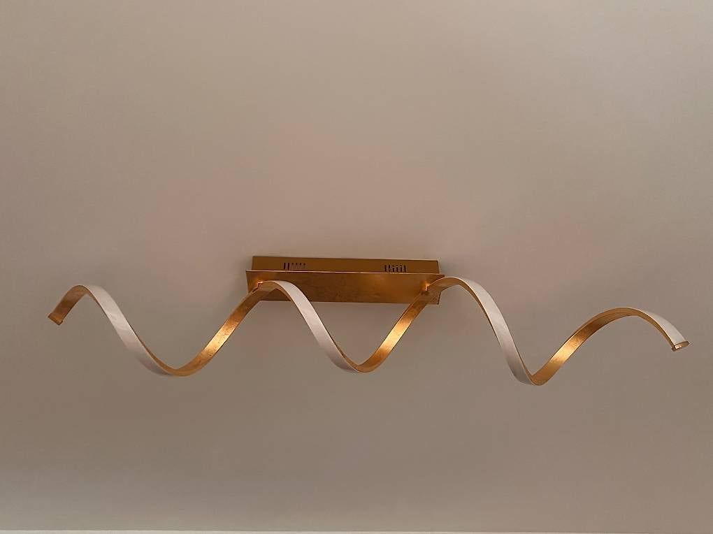 Lampadari & plafoniere: Spiralförmige Deckenlampen gold/weiss – Usato da Oberdiessbach venduto da Oberd