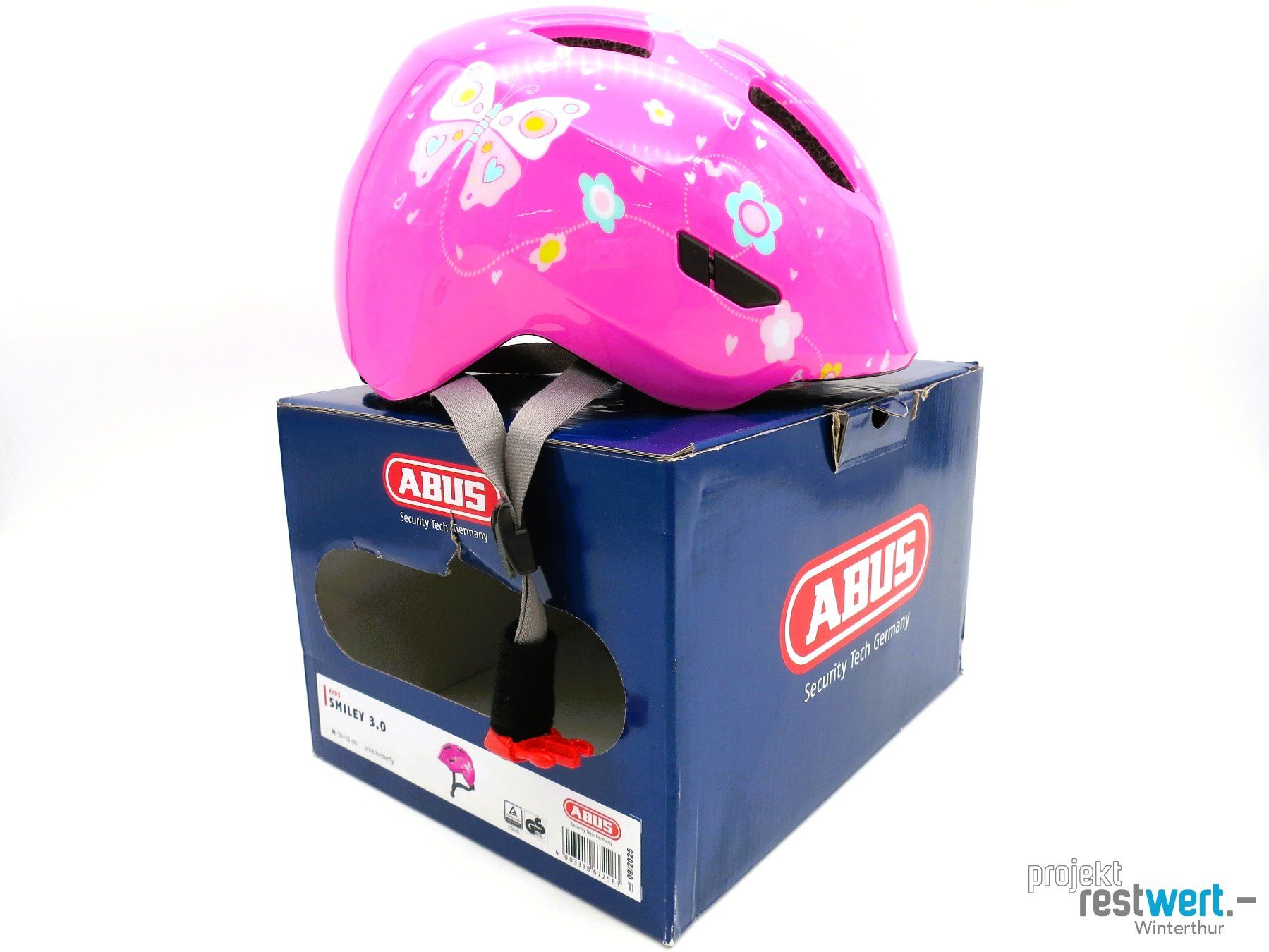 Abus Helme: ABUS Kiderhelm SMILEY 3.0 Grösse M – Neu und originalverpackt aus Winterthur von Restwert_Winterthur