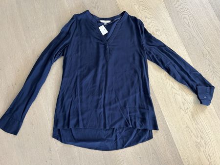 Bluse Top Shirt NEU C&A blau Gr. 38