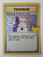 Imposter Professor Oak -  Celebrations 73/102  - Holo Rare