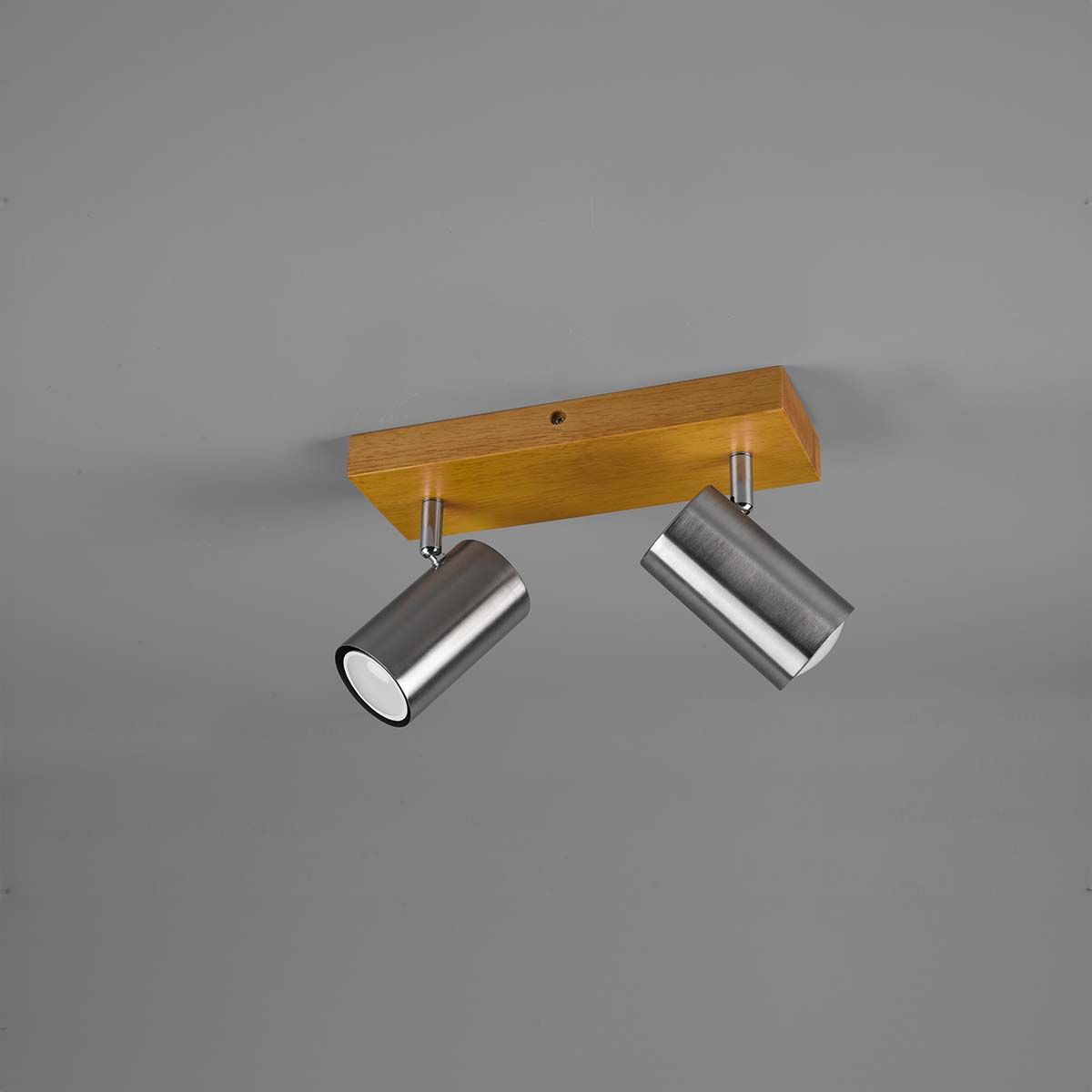 Lampade: Deckenleuchte, 2 Strahler, Holzelement – Nuovo (secondo la descrizione) da Kreuzlingen venduto da Smart-Light 1
