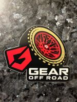 Gear Off Road Aufkleber Sticker 7.5x6.5cm