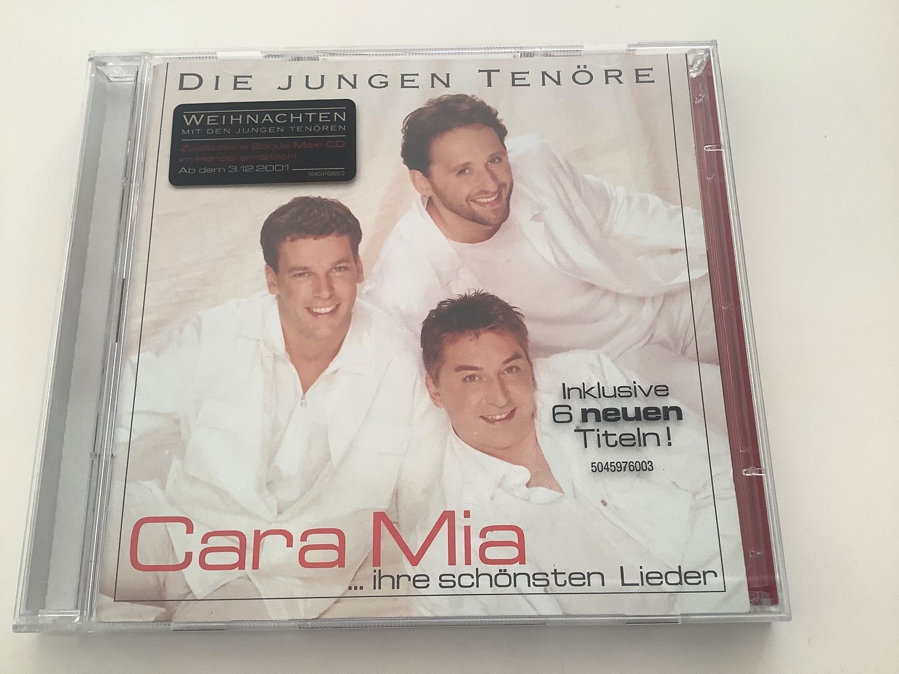 CD: Die jungen Tenöre / Cara mia / 2001 – Usato da Dübendorf venduto da Shreck