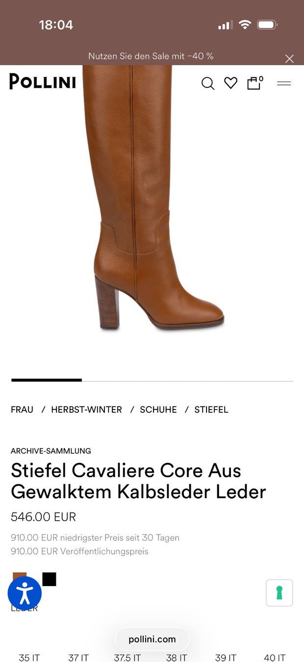 Damenschuhe: Pollini Stiefel 38 – Gebraucht aus Liestal von Goldart 6