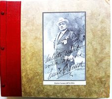 Enrico Caruso, Album mit 12 Stück 30cm Schellackplatten