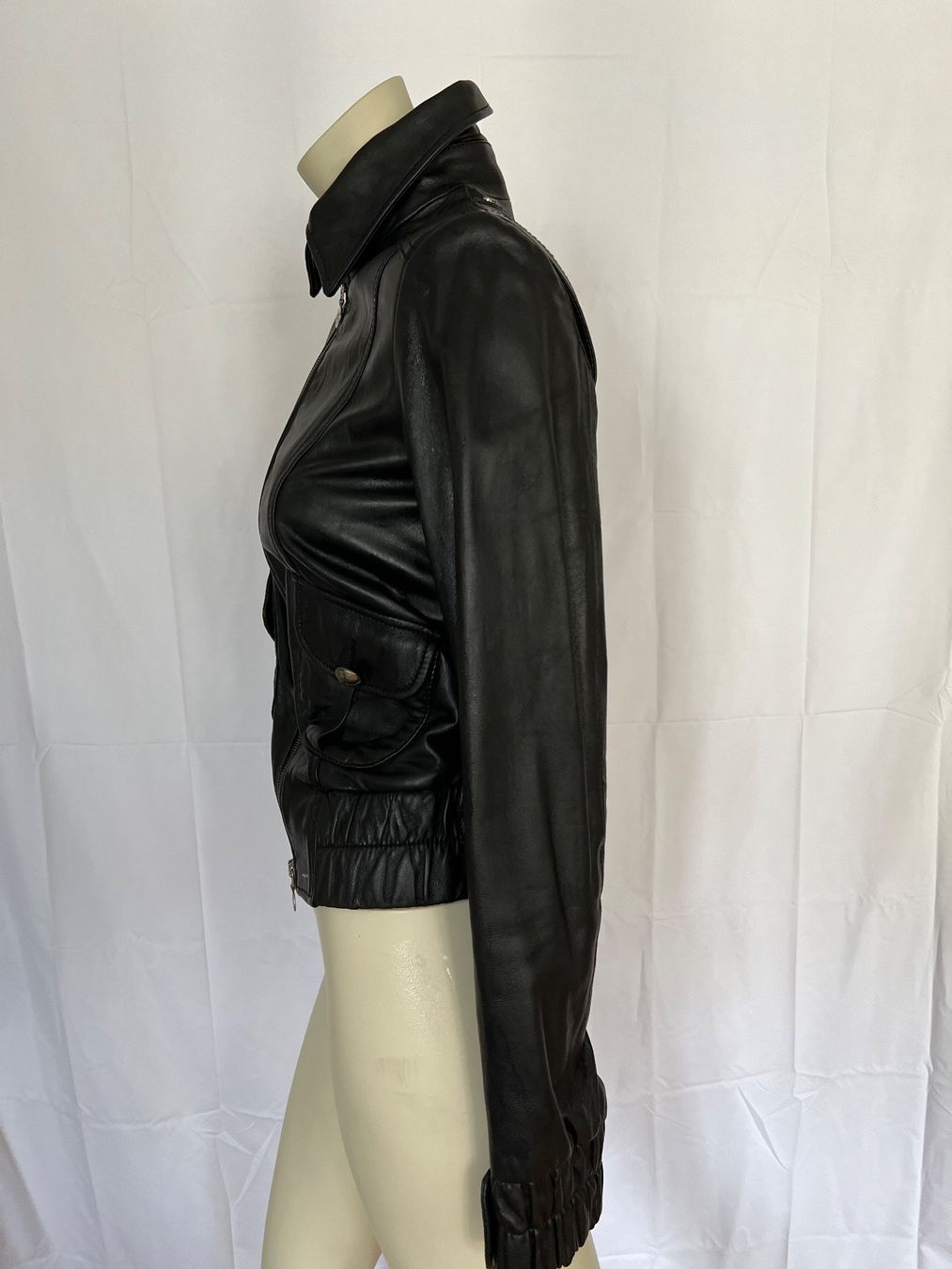 Patrizia Pepe Giacche: Patrizia Pepe schwarze Lederjacke in Gr. 36 – Usato da Basel venduto da Bettybooo 5