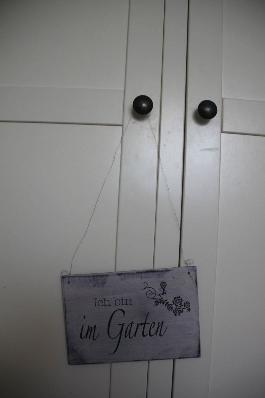 Alle Dekorationen: Schild "Bin im Garten" (handmade) – Neu (gemäss Beschreibung) aus Walterswil SO von Mama_noel