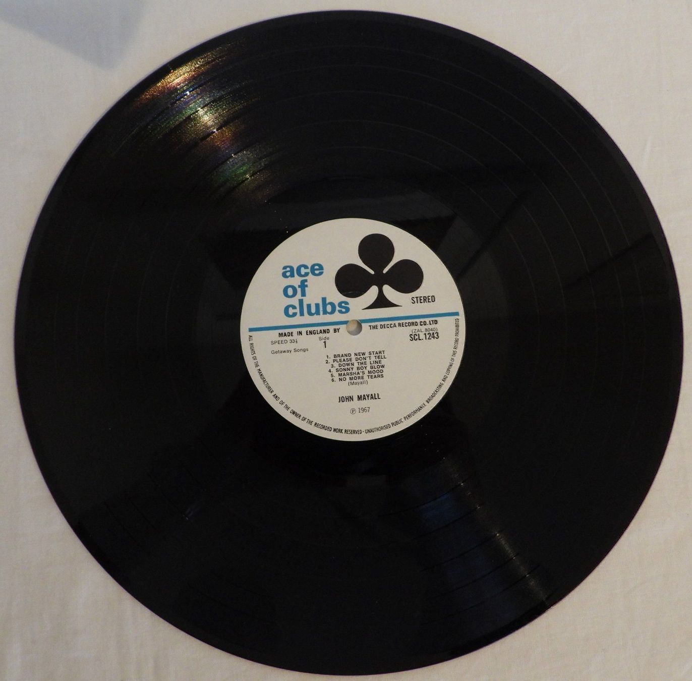 Vinyles: John Mayall the blues alone  LP 1967 – D'occasion à Dübendorf par mar_85sd 2