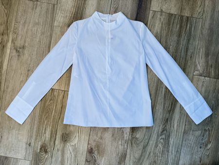 CHF 500+! Marni Bluse mit hohem Kragen, Baumwolle, IT 40